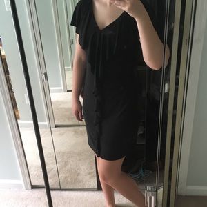 formal black dress